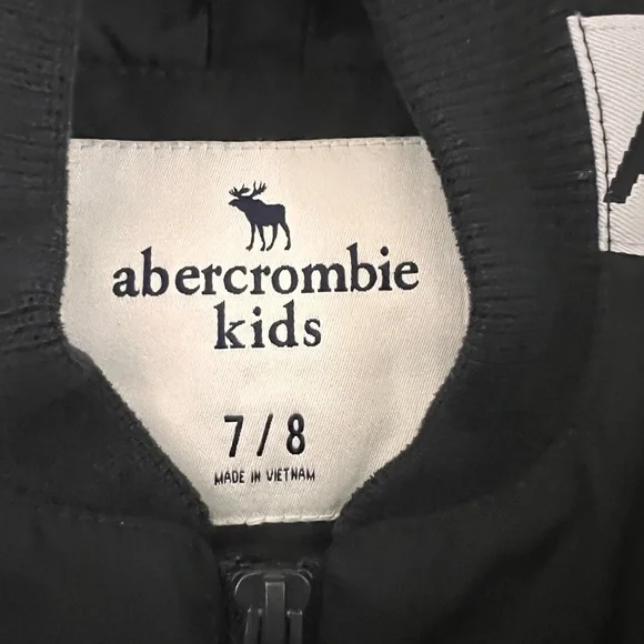 Size 7/8 Boys Baseball jacket from Abercrombie
